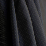 Deep Blue Polyester Lining with Tie Pattern - Ribes y Casals
