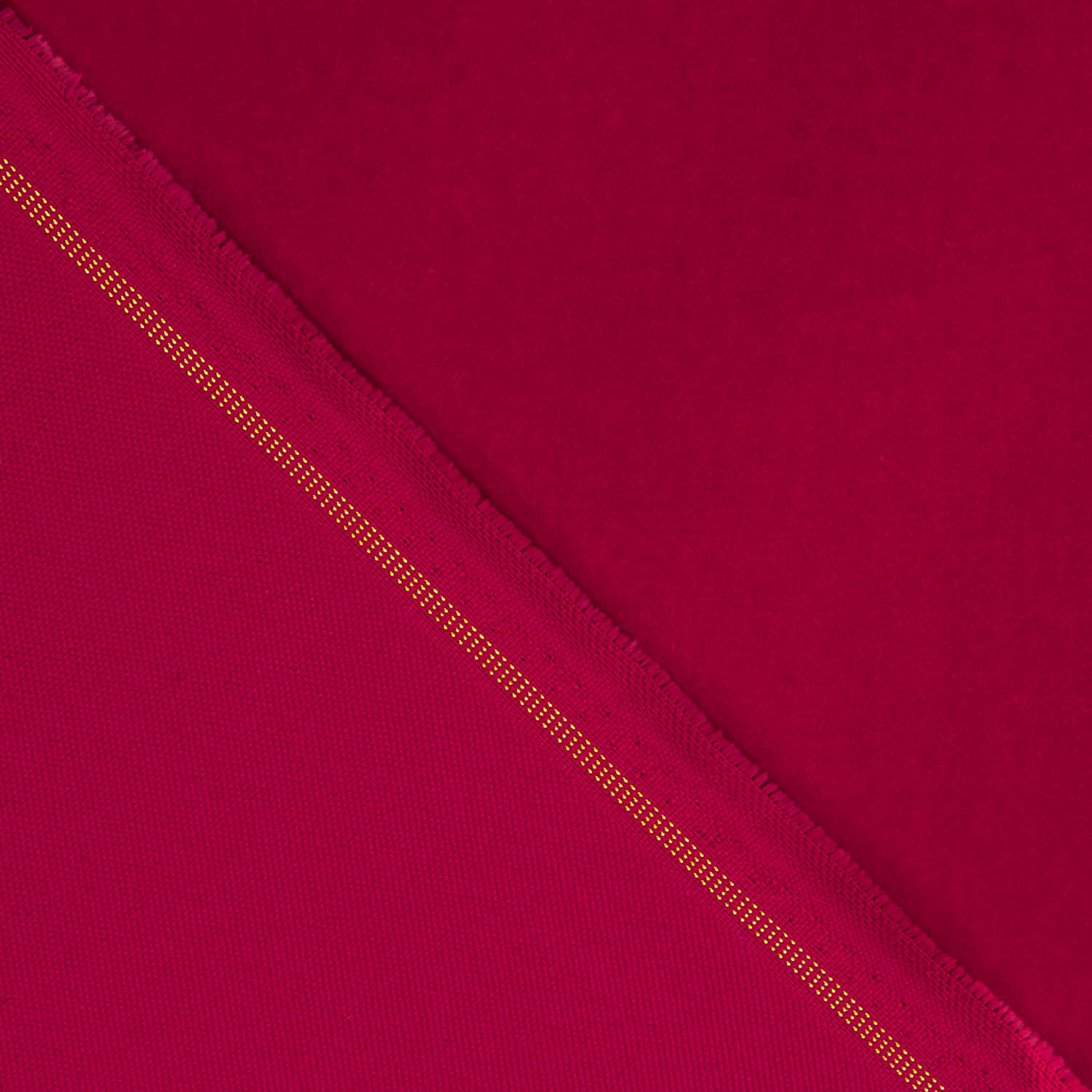 Ruby Red Cotton Velour - Ribes y Casals