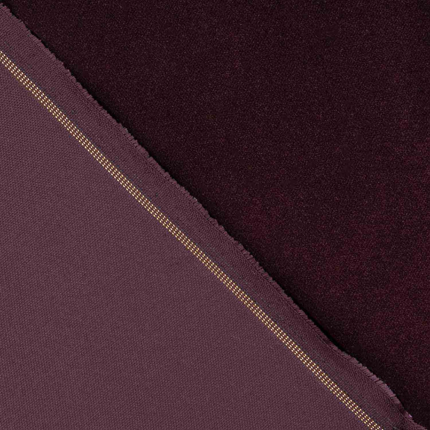 Dark Maroon Cotton Velvet - Ribes y Casals