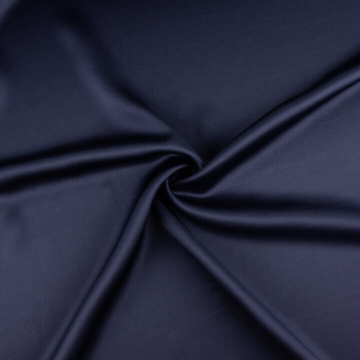 Midnight Blue Satin Triacetate - Ribes y Casals