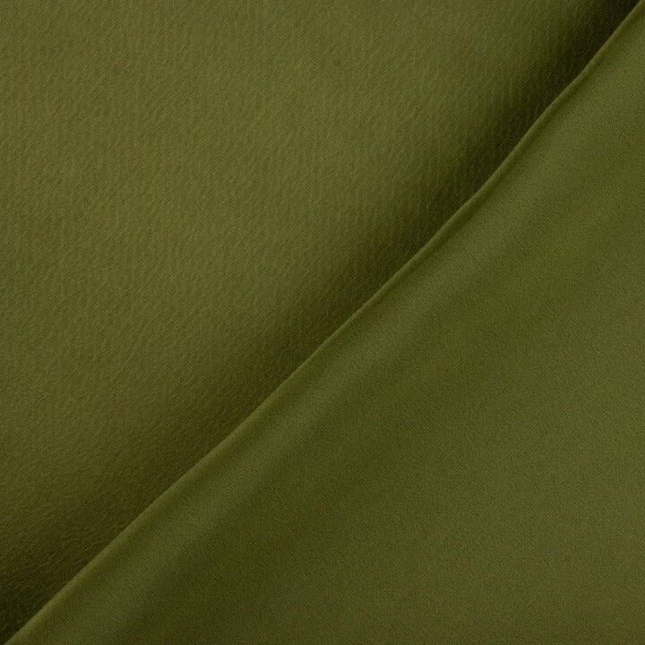 Khaki Green Satin Triacetate - Ribes y Casals