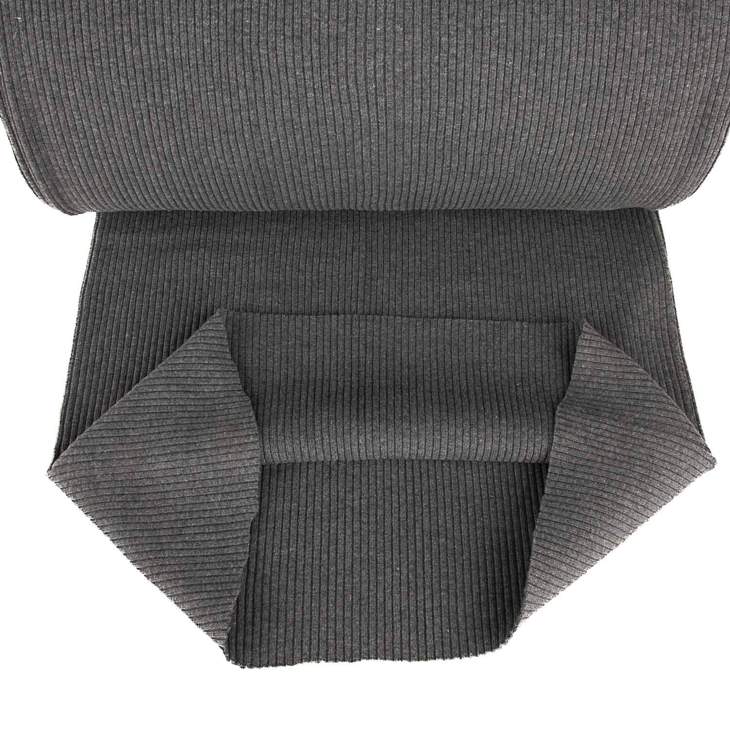 Tubular Ribbed 3x3 Grey Melange - Ribes y Casals