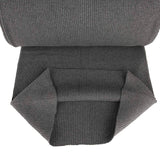 Tubular Ribbed 3x3 Grey Melange - Ribes y Casals