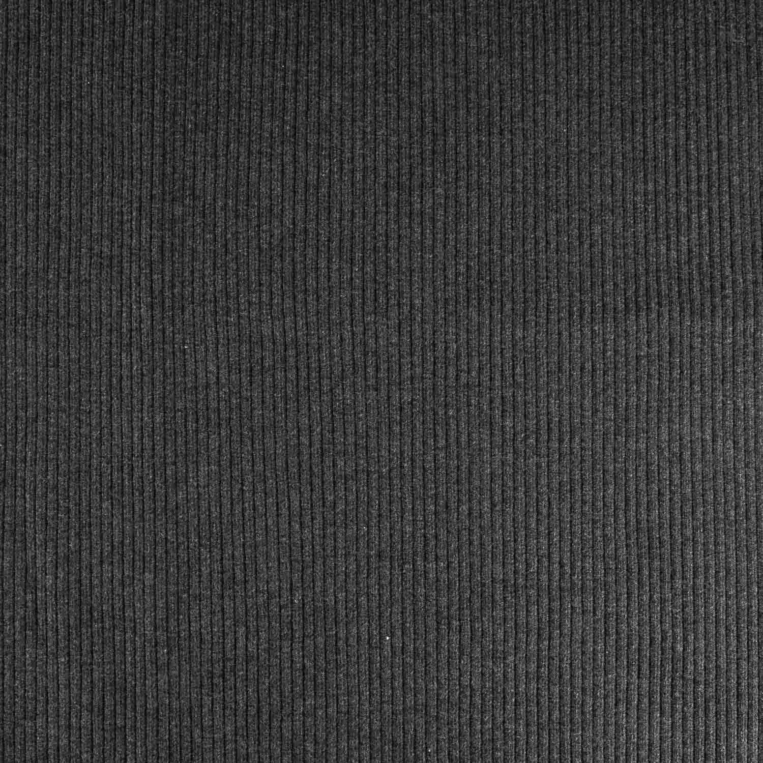 Tubular Channel Rib 3x3 Dark Grey Melange - Ribes y Casals