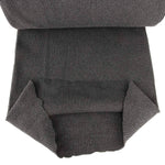 Tubular Channel Rib 3x3 Dark Grey Melange - Ribes y Casals