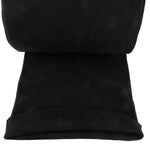 Tubular Ribbed 3x3 Black - Ribes y Casals