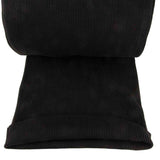 Tubular Ribbed 3x3 Black - Ribes y Casals