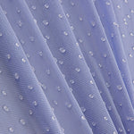 Lavender Blue Stretch Tulle with Water Drop Effect - Ribes y Casals