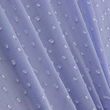 Lavender Blue Stretch Tulle with Water Drop Effect - Ribes y Casals
