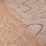 Coral Sequin Tulle - Ribes y Casals