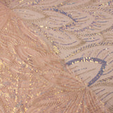 Coral Sequin Tulle - Ribes y Casals