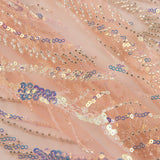 Coral Sequin Tulle - Ribes y Casals