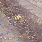 Purple Sequin Tulle Top - Ribes y Casals