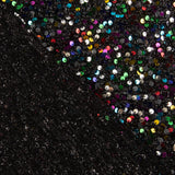 Black Fantasy Sequin Tulle with Multicoloured Sequins - Ribes y Casals