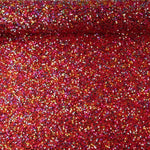 Red Fantasy Sequin Tulle with Multicoloured Sequins - Ribes y Casals
