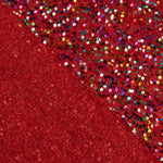 Red Fantasy Sequin Tulle with Multicoloured Sequins - Ribes y Casals