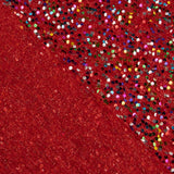 Red Fantasy Sequin Tulle with Multicoloured Sequins - Ribes y Casals