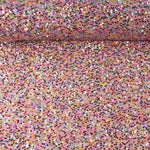 Pink Fantasy Sequin Tulle with Multicoloured Sequins - Ribes y Casals