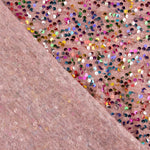 Pink Fantasy Sequin Tulle with Multicoloured Sequins - Ribes y Casals