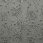 Black Tulle with Silver Spiders – Halloween print - Ribes y Casals