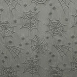 Black Tulle with Silver Spiders – Halloween print - Ribes y Casals