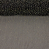 Black Tulle with Iridescent Beading - Ribes y Casals