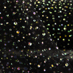Black Tulle with Iridescent Beading - Ribes y Casals