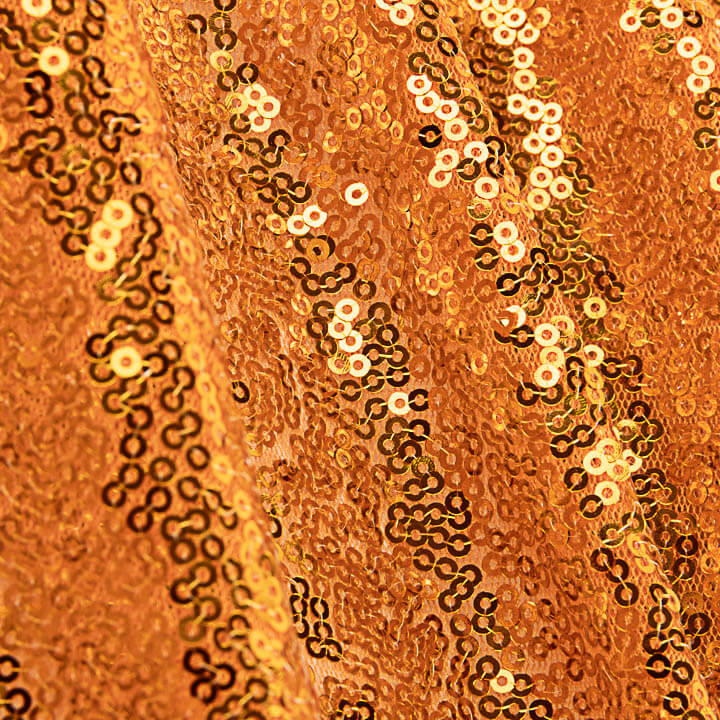 Orange sequin tulle - Ribes y Casals