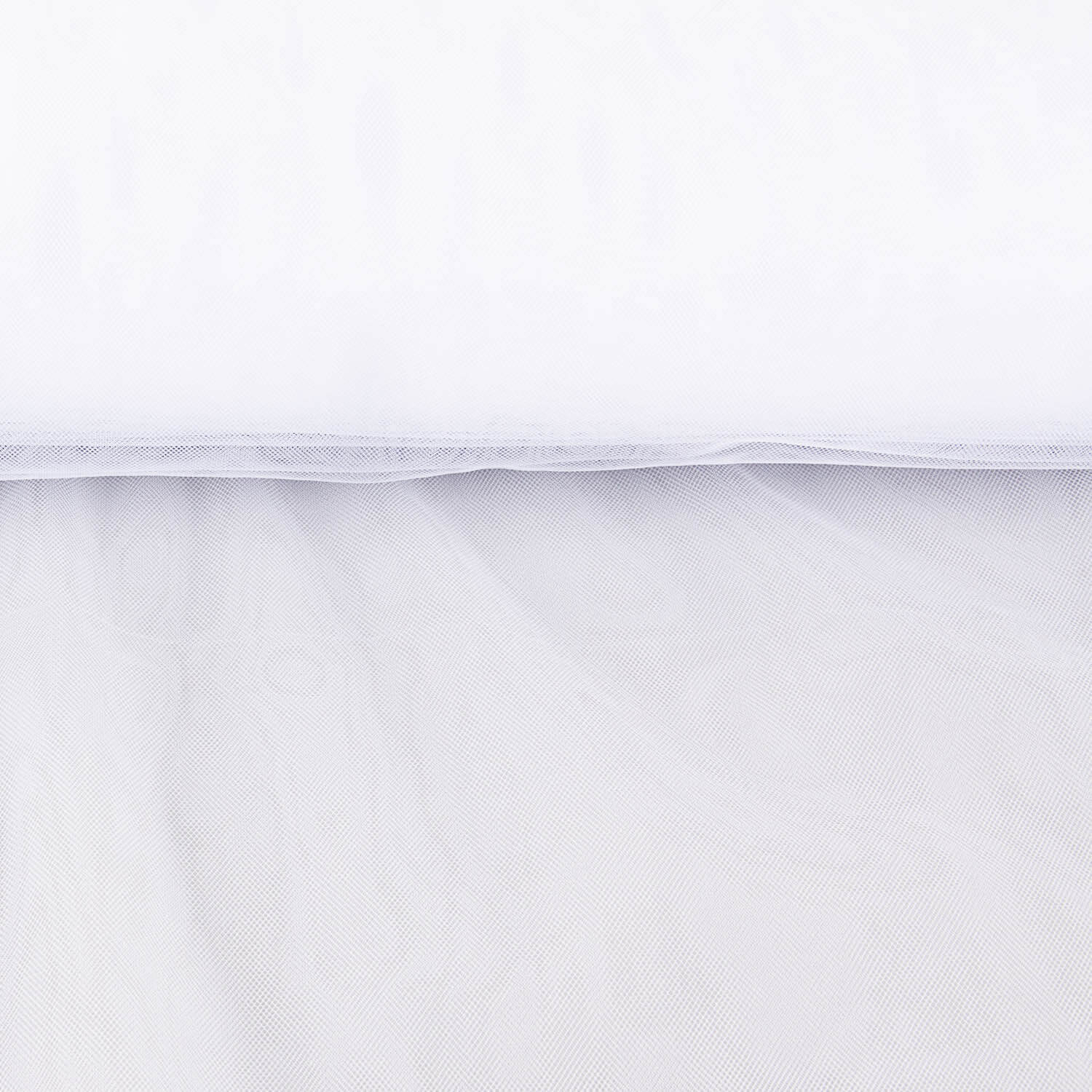 Illusion Tulle Fabric White - Ribes y Casals
