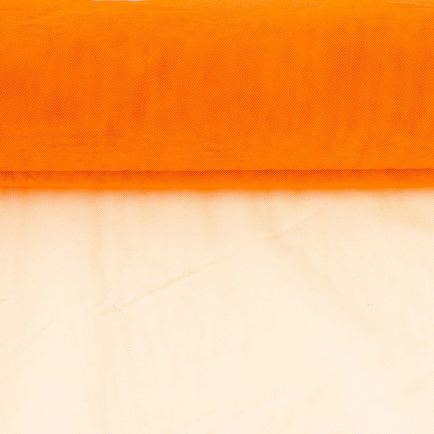 Illusion Tulle Fabric Orange - Ribes y Casals
