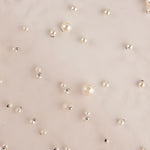 Pink Tulle Nude Make-up with Pearls - Ribes y Casals