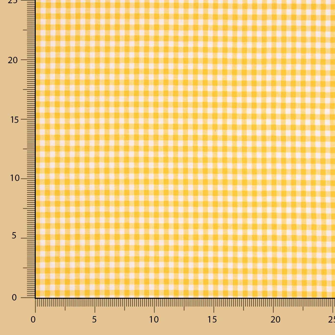 Gingham Basic Yellow Small 40 - Ribes y Casals