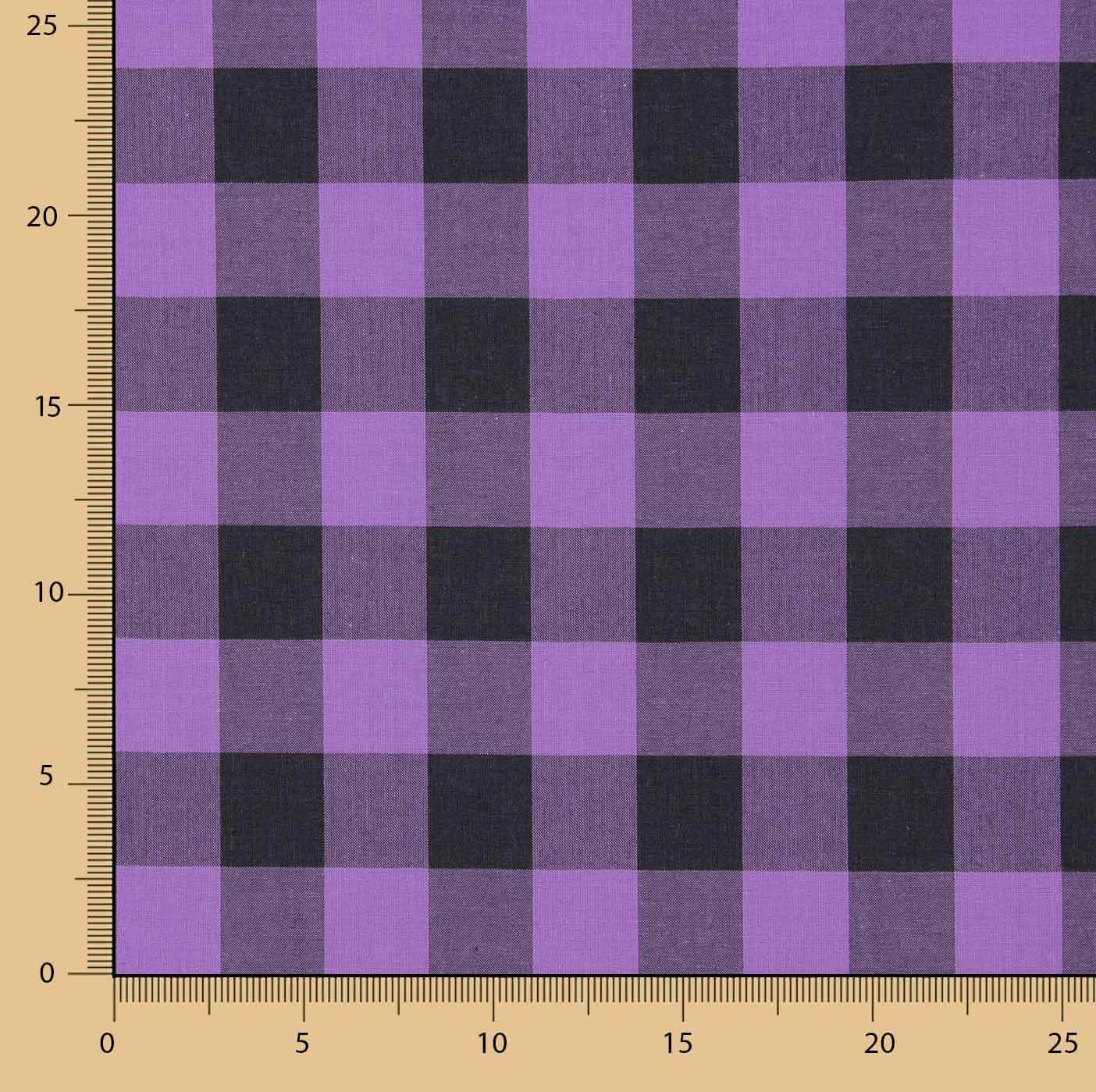 Lilac and Black Cachirulo Checks - Ribes y Casals