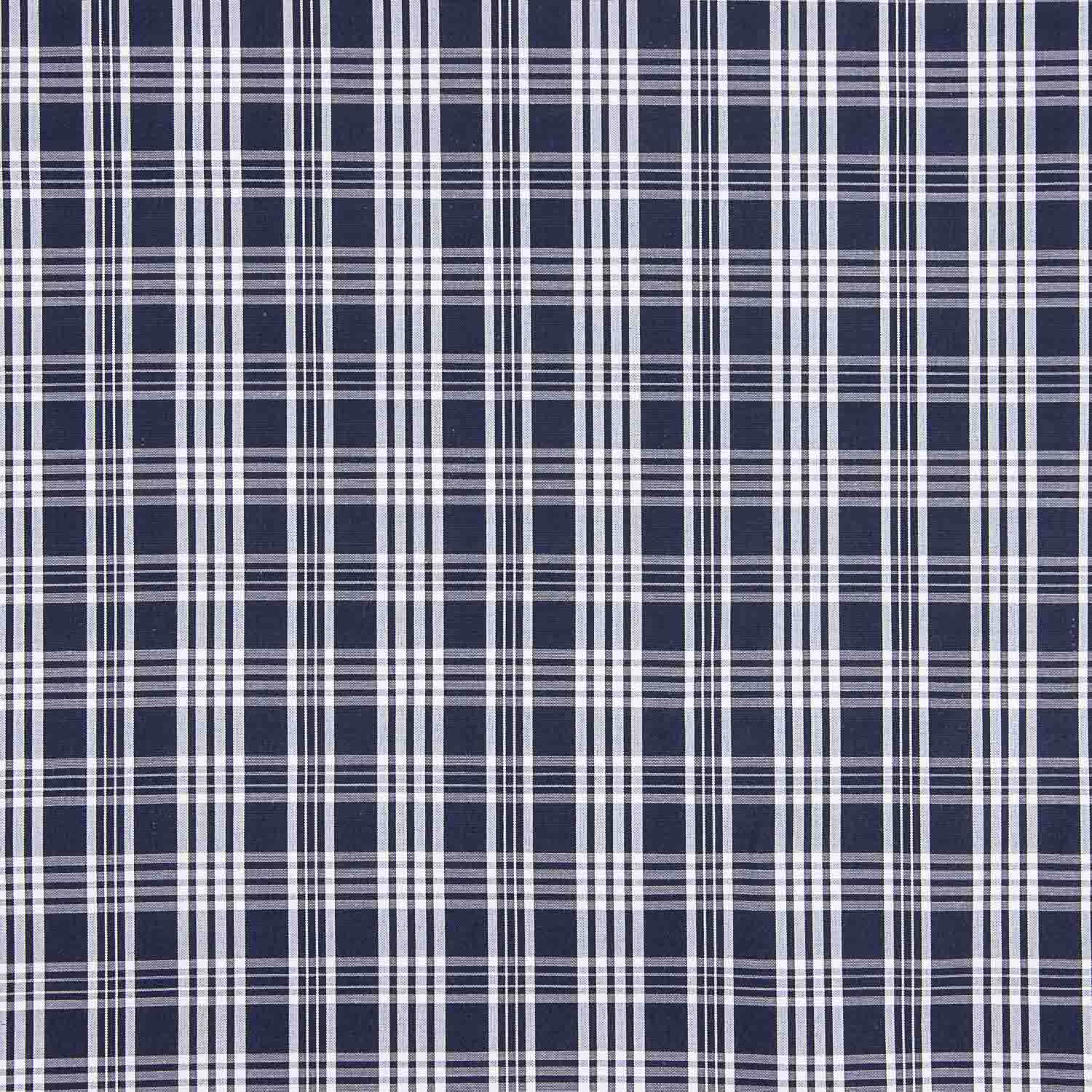 Gingham pattern in navy blue and white - Ribes y Casals