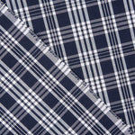 Gingham pattern in navy blue and white - Ribes y Casals