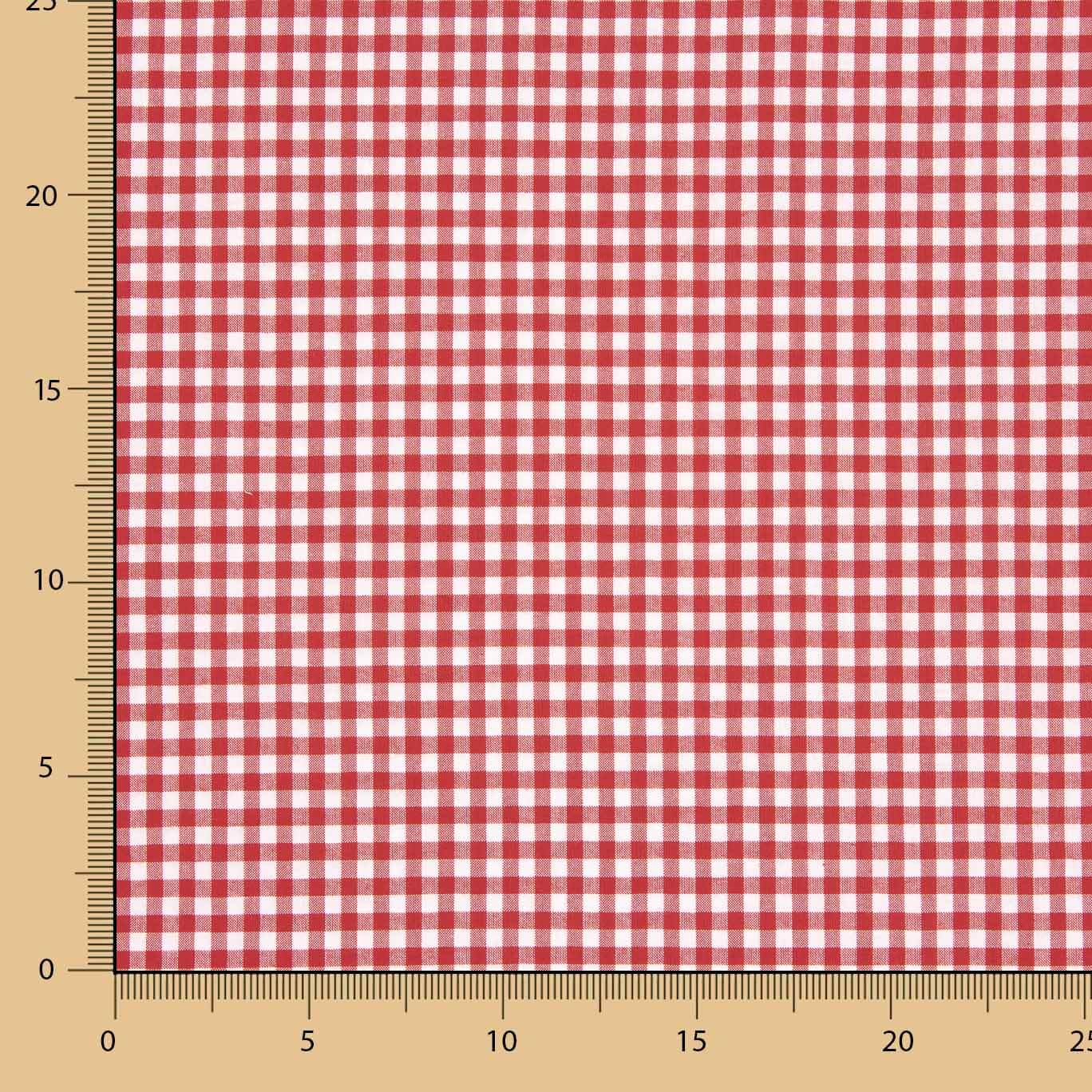 Gingham Basic Red Small 40 - Ribes y Casals