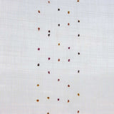 Striped Plumeti Sheer Curtain in Autumnal Tones - Ribes y Casals