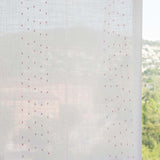 Pink Striped Plumeti Sheer Curtain - Ribes y Casals