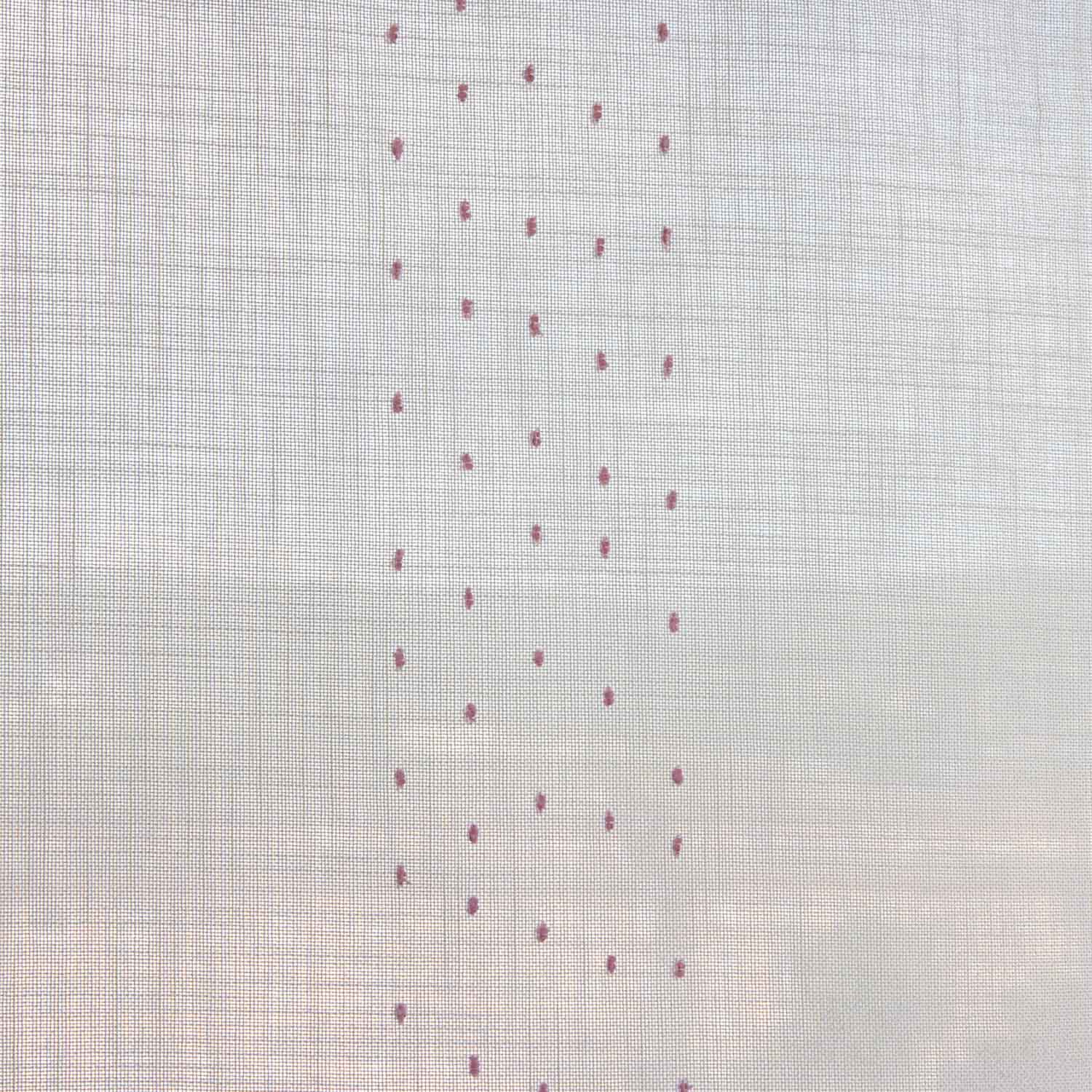 Pink Striped Plumeti Sheer Curtain - Ribes y Casals
