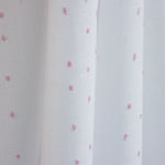 Pink Striped Plumeti Sheer Curtain - Ribes y Casals