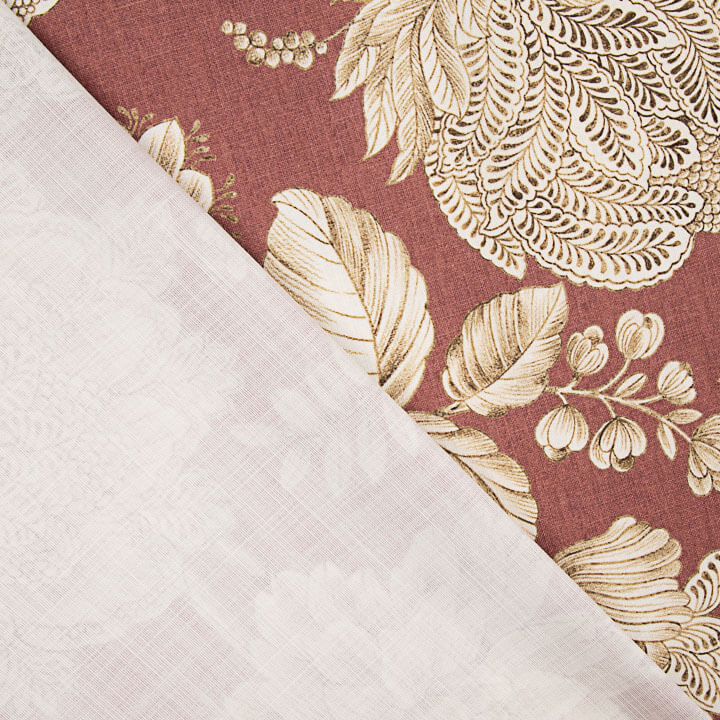 Imperial Terracotta Cotton Canvas Garden Canopy - Ribes y Casals