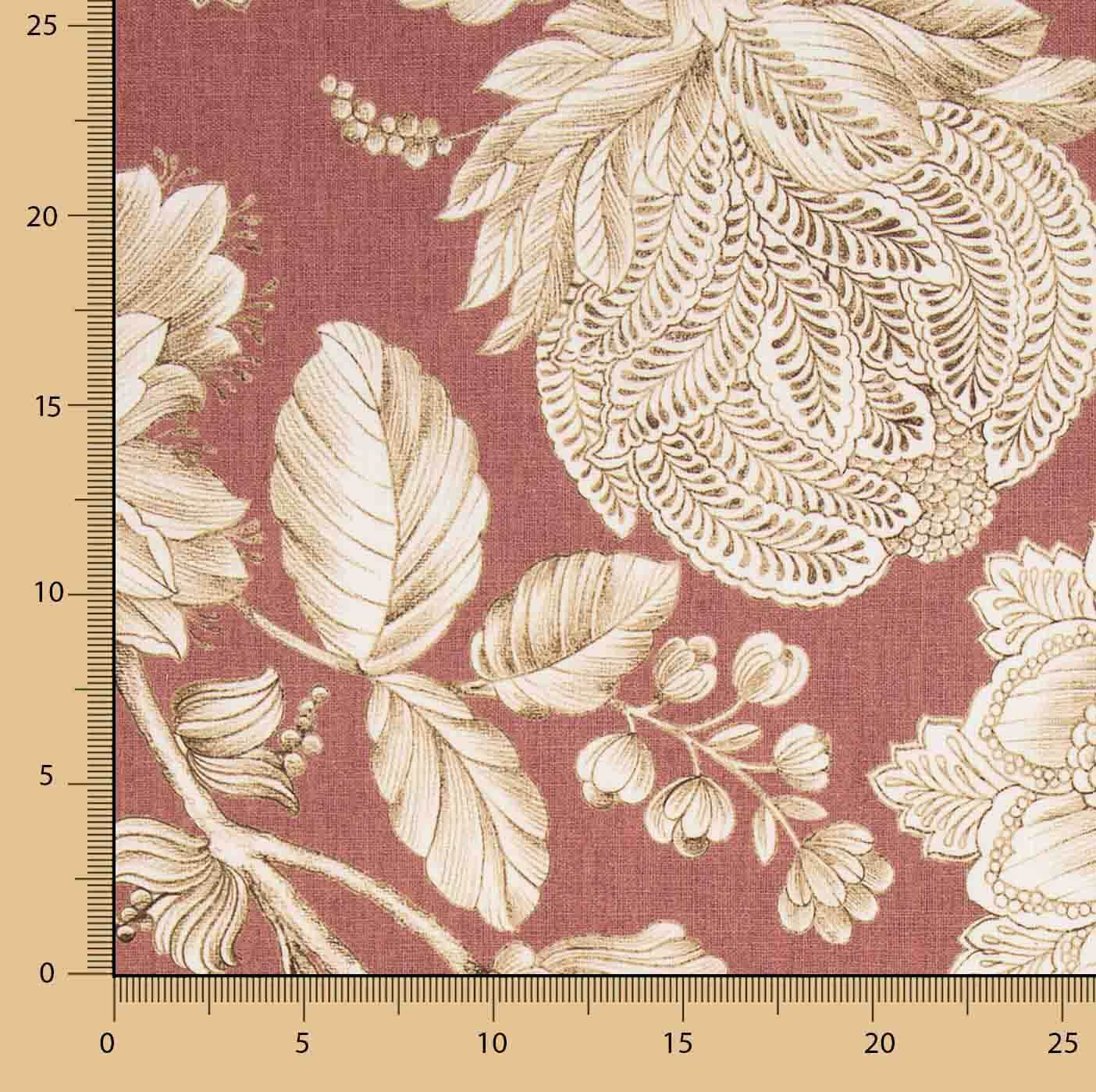 Imperial Terracotta Cotton Canvas Garden Canopy - Ribes y Casals