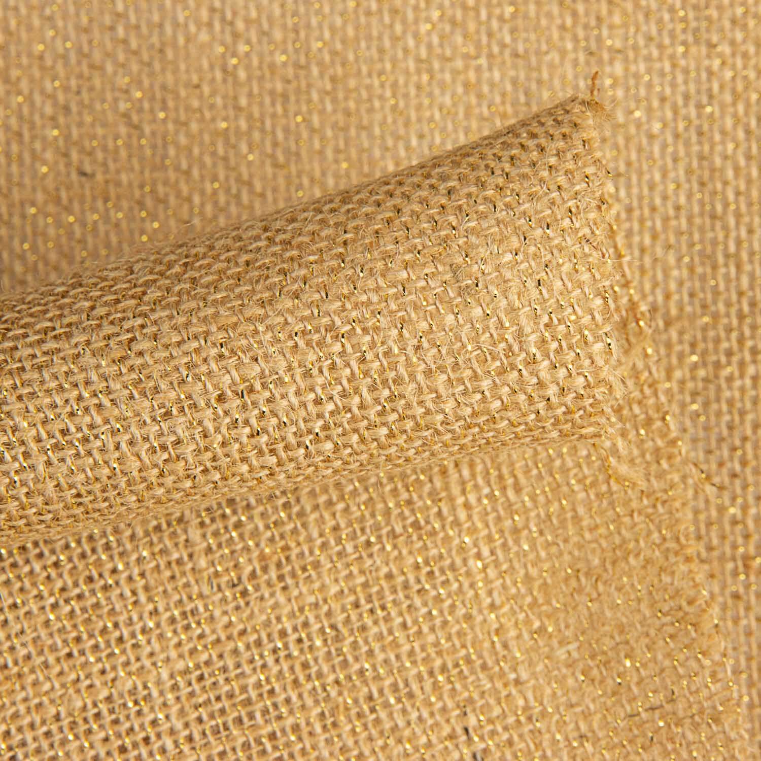 Natural Beige Jute with Gold Lurex - Ribes y Casals