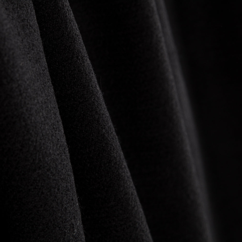 Abrigo Lana Poncho Negro - Ribes y Casals