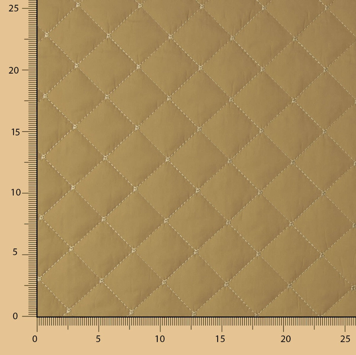 Reversible Quilted Fabric – Camel y Black - Ribes y Casals