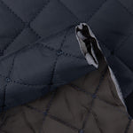 Reversible Quilted Fabric – Navy y Black - Ribes y Casals