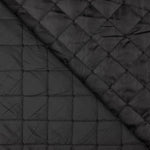 Double-Faced Quilted Fabric – Black - Ribes y Casals