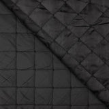 Double-Faced Quilted Fabric – Black - Ribes y Casals