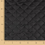 Double-Faced Quilted Fabric – Black - Ribes y Casals