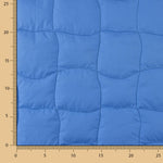 Reversible Quilted Fabric Blue and Lime - Ribes y Casals